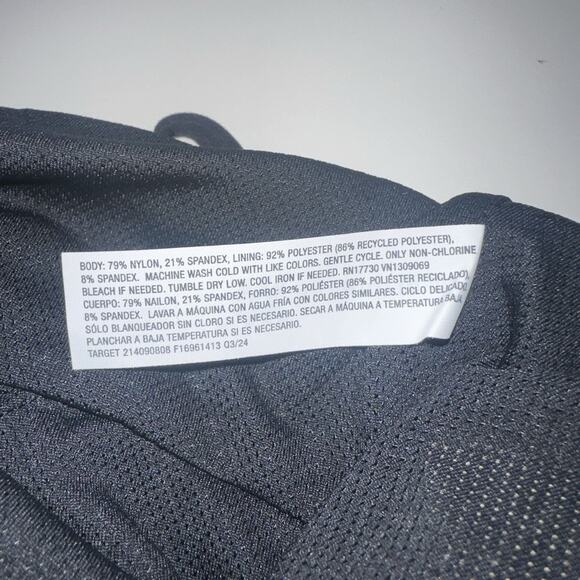 All In Motion Women’s Active Bodysuit Black Small Everyday Soft Stretch Jumpsuit - Picture 5 of 8